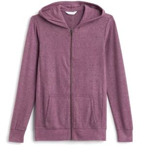 Zip up hooded sweater
